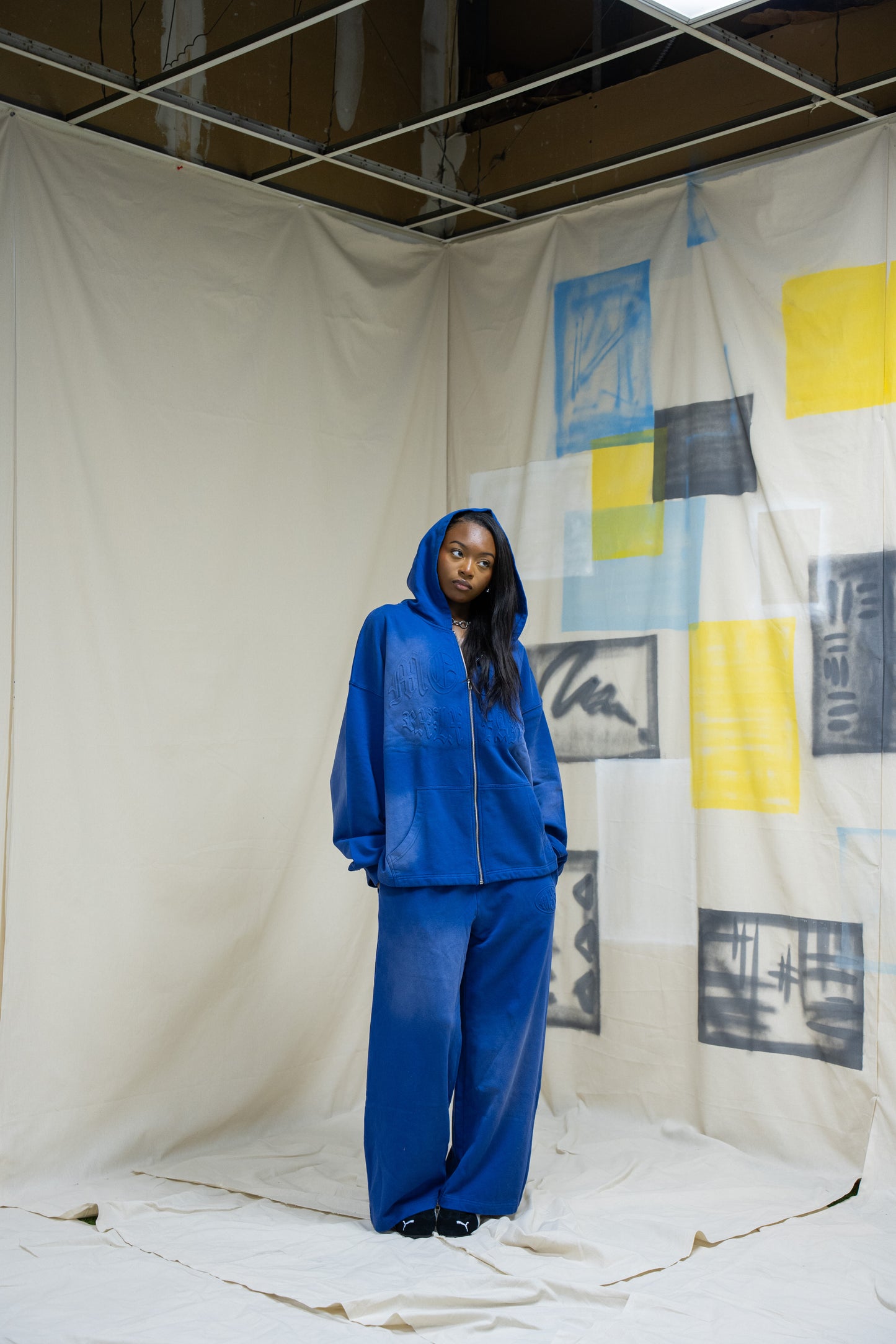 Most Rxlxvant Embossed Zip Up Hoodie